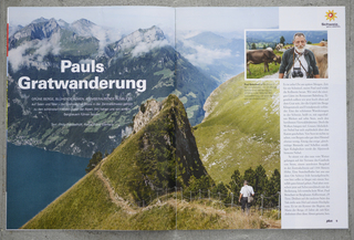 27.05.2016

Mit dem Bergbauern Paul den Gratweg bei Stoos entlang.  Eine Sonderveröffentlichung des Stern Magazin in Kooperation mit Schweiz Tourismus liess mich Schweizer Bergluft atmen.