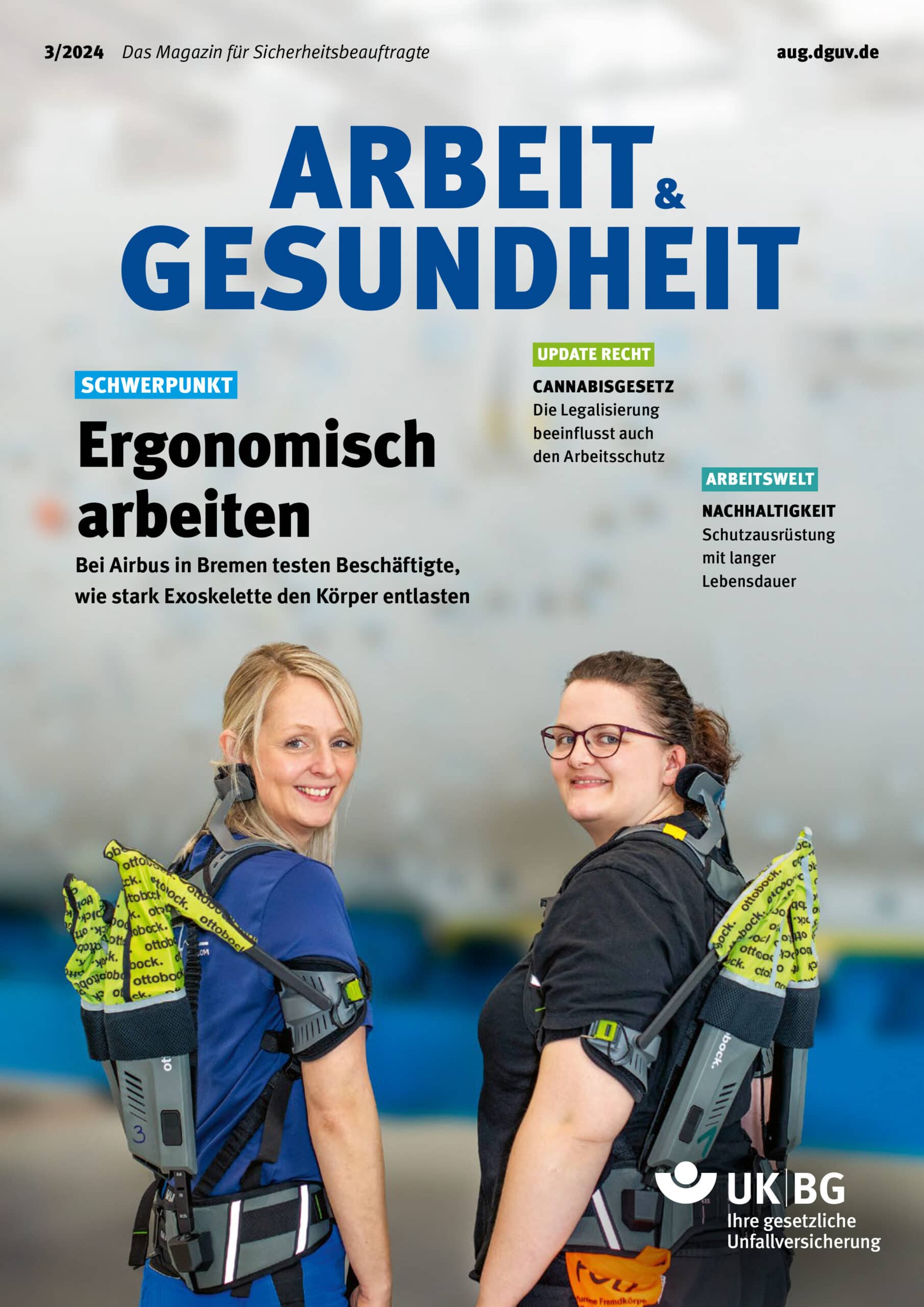 Hintergrund eines Magazins mit Menschen in Schutzkleidung, professioneller Fotografie von Frank Siemers aus Hamburg.